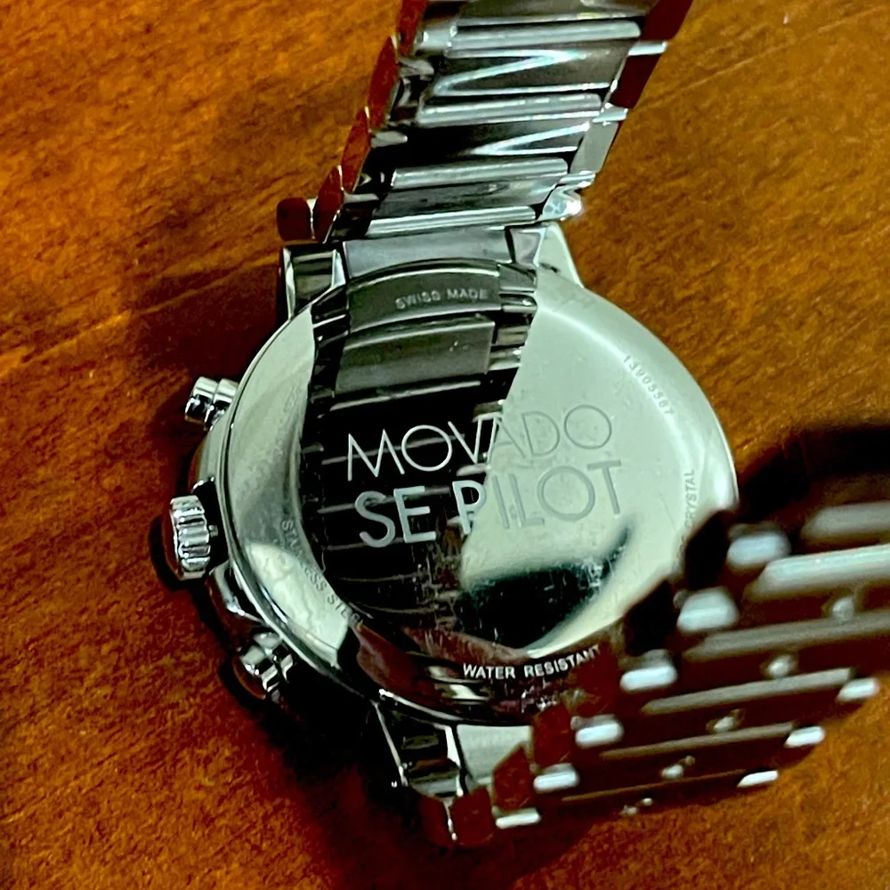 MOVADO SE Pilot Mens Watch - Picture 2 of 6